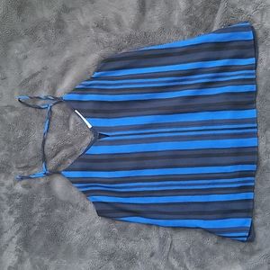Cooper & Ella Dark Blue and Black Top NWOT